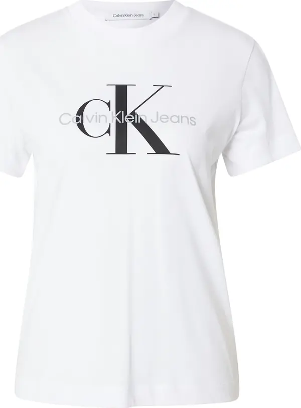 Calvin Klein Jeans Calvin Klein Jeans Majica  svijetlosiva / crna / prljavo bijela