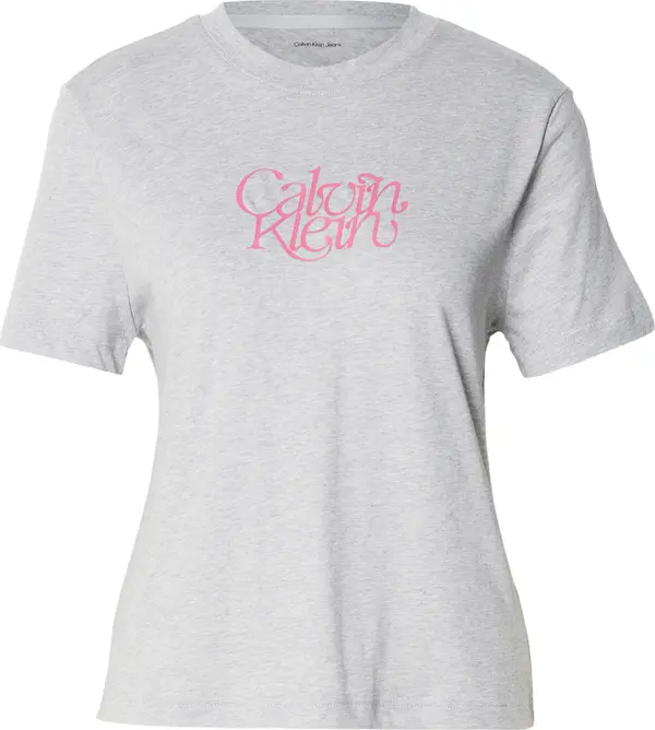 Calvin Klein Jeans Calvin Klein Jeans Majica  svijetlosiva / roza