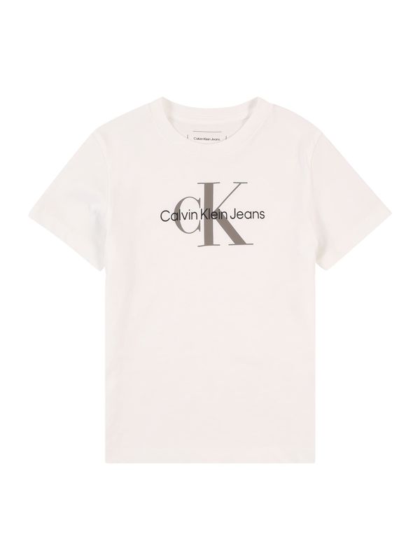 Calvin Klein Jeans Calvin Klein Jeans Majica  tamo siva / crna / bijela