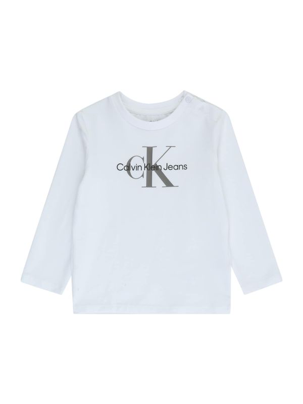 Calvin Klein Jeans Calvin Klein Jeans Majica  tamo siva / crna / prljavo bijela