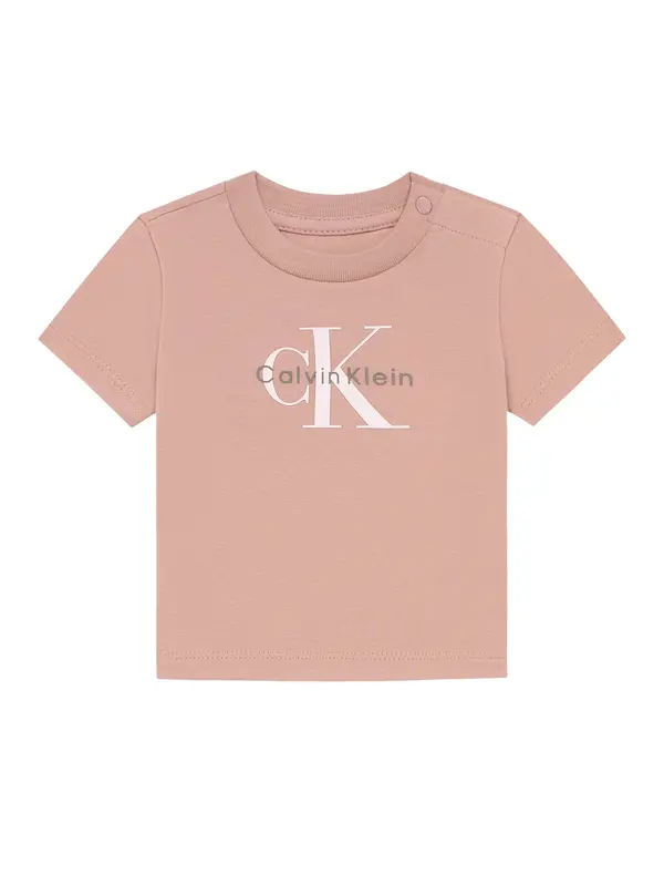 Calvin Klein Jeans Calvin Klein Jeans Majica  tamo siva / prljavo roza / bijela
