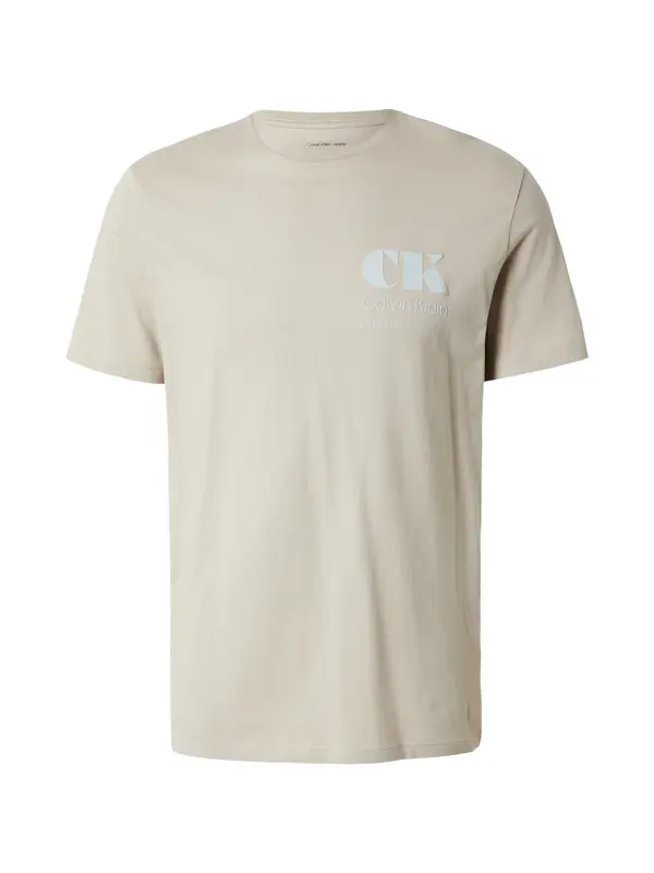 Calvin Klein Jeans Calvin Klein Jeans Majica  taupe siva / prljavo bijela