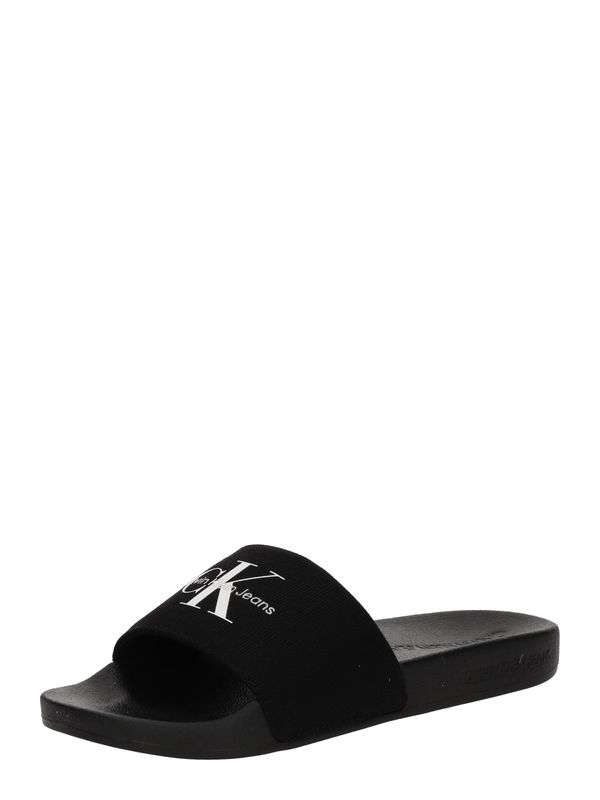 Calvin Klein Jeans Calvin Klein Jeans Natikače s potpeticom  crna / bijela