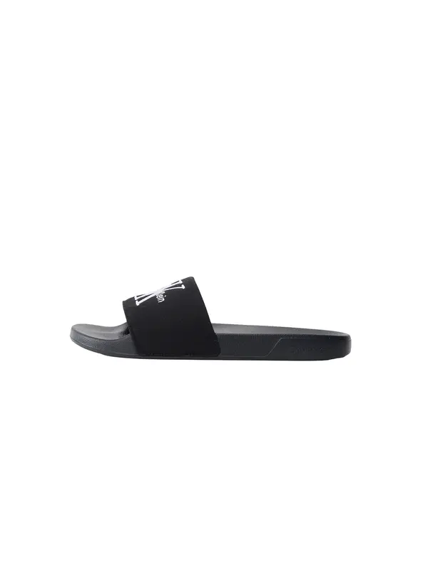 Calvin Klein Jeans Calvin Klein Jeans Natikače s potpeticom 'ESS'  crna / bijela