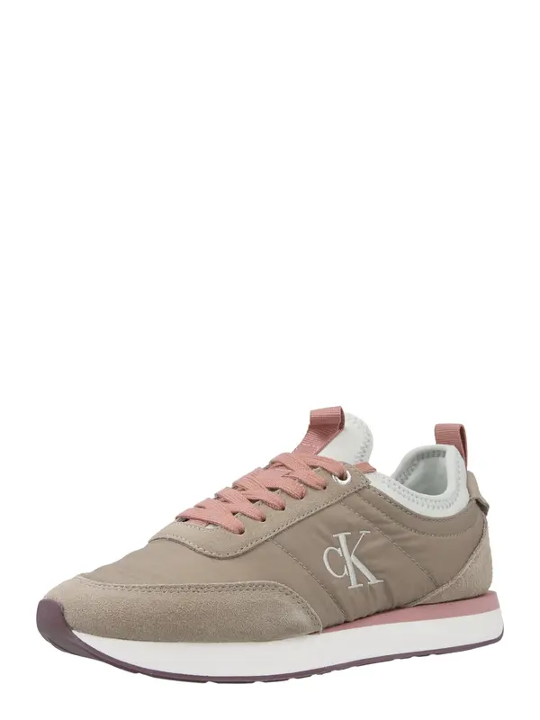 Calvin Klein Jeans Calvin Klein Jeans Niske tenisice 'RETRO RUNNER'  bež / ružičasta / bijela