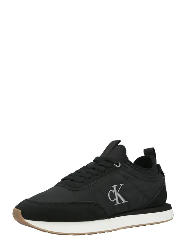 Calvin Klein Jeans Calvin Klein Jeans Niske tenisice 'RETRO RUNNER'  crna / srebro