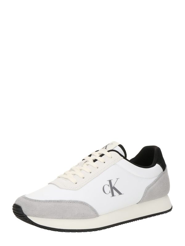 Calvin Klein Jeans Calvin Klein Jeans Niske tenisice 'RETRO RUNNER ICONIC'  svijetlobež / svijetlosiva / crna / bijela
