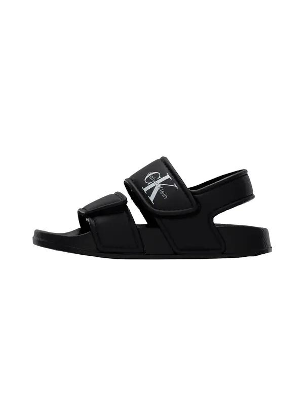 Calvin Klein Jeans Calvin Klein Jeans Otvorene cipele 'NICO'  siva / crna / prljavo bijela