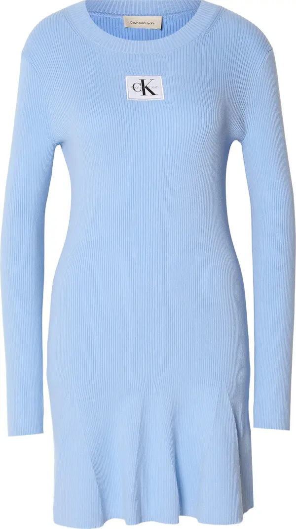 Calvin Klein Jeans Calvin Klein Jeans Pletena haljina  svijetloplava