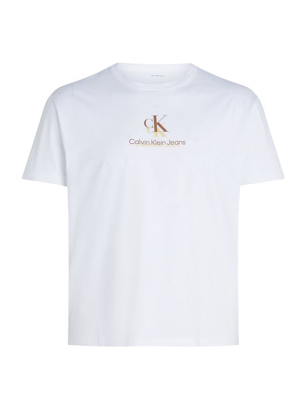 Calvin Klein Jeans Plus Calvin Klein Jeans Plus Majica 'SHADOW'  bijela