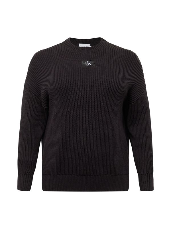 Calvin Klein Jeans Plus Calvin Klein Jeans Plus Pulover  boja blata / svijetlosiva / crna