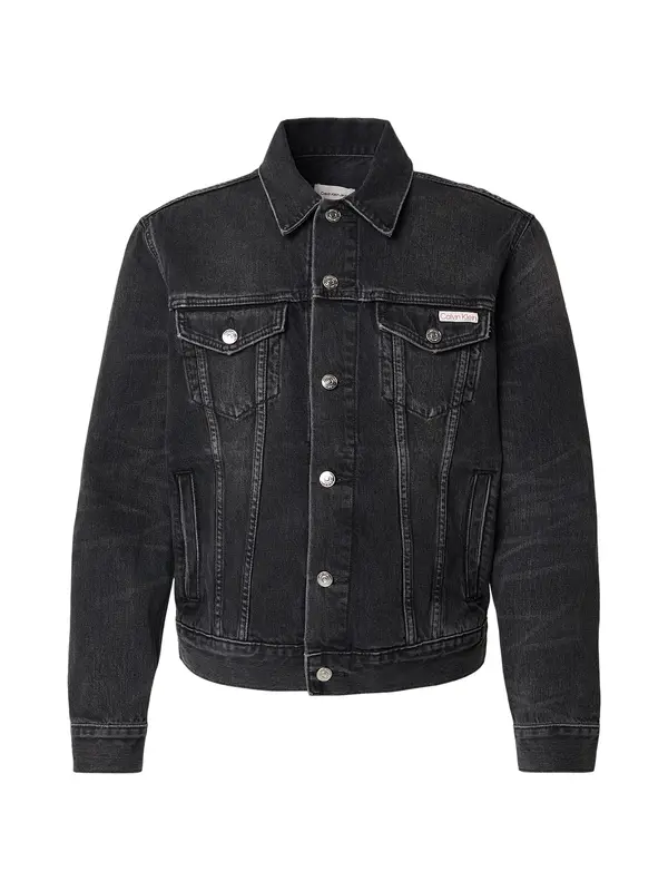 Calvin Klein Jeans Calvin Klein Jeans Prijelazna jakna 'CLASSIC'  crni traper
