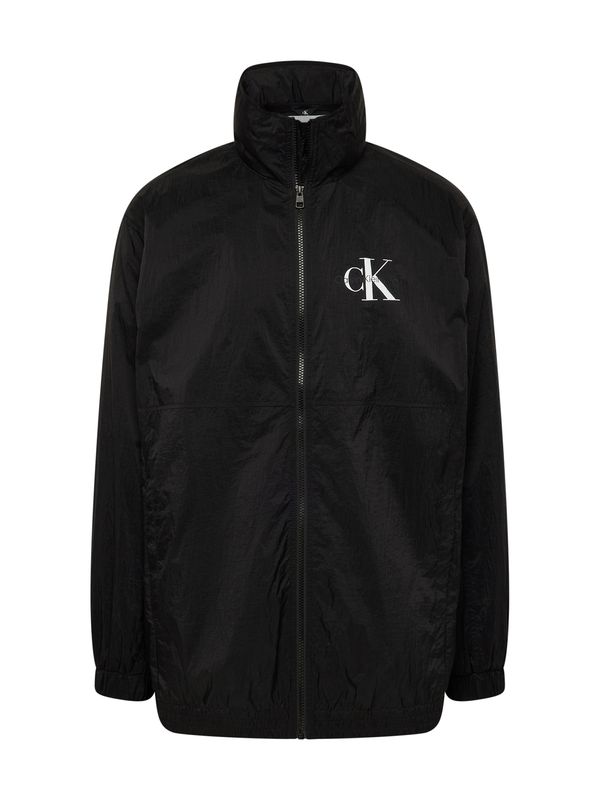 Calvin Klein Jeans Calvin Klein Jeans Prijelazna jakna  kameno siva / crna / bijela