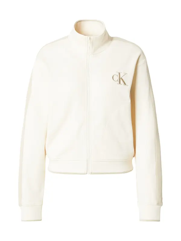Calvin Klein Jeans Calvin Klein Jeans Prijelazna jakna 'TERRY'  bijela