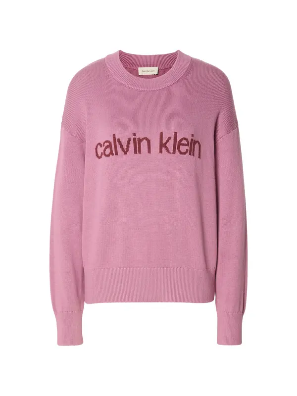 Calvin Klein Jeans Calvin Klein Jeans Pulover  bordo / pastelno crvena