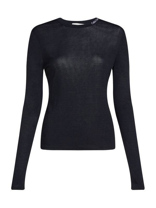 Calvin Klein Jeans Calvin Klein Jeans Pulover  crna / bijela