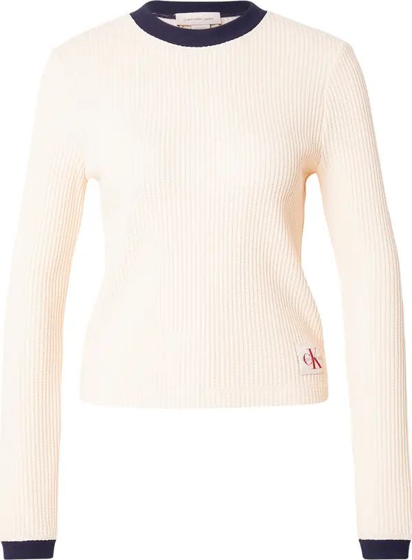 Calvin Klein Jeans Calvin Klein Jeans Pulover  pijesak / mornarsko plava