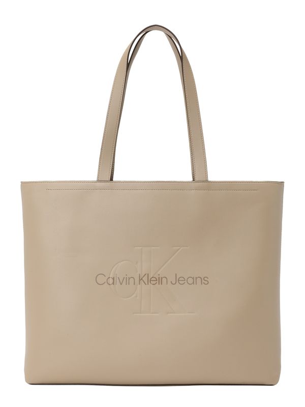 Calvin Klein Jeans Calvin Klein Jeans Shopper torba  ecru/prljavo bijela / siva