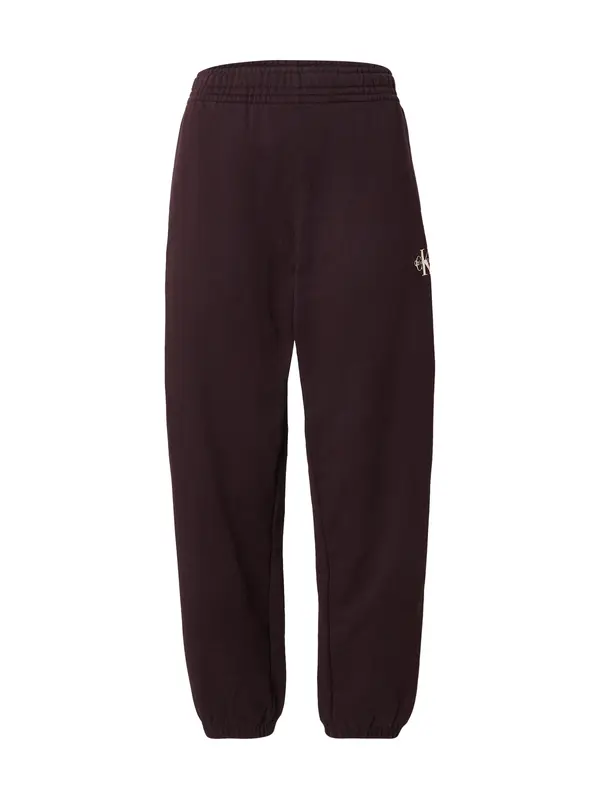 Calvin Klein Jeans Calvin Klein Jeans Sportske hlače  patlidžan / bijela