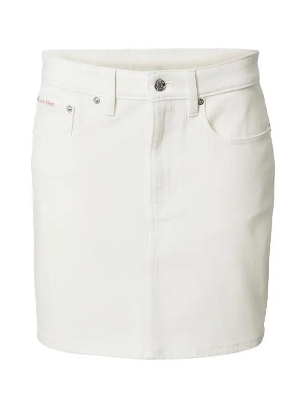 Calvin Klein Jeans Calvin Klein Jeans Suknja  bijeli traper