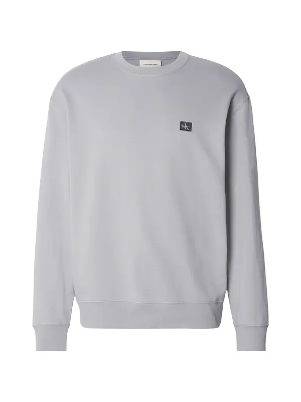Calvin Klein Jeans Calvin Klein Jeans Sweater majica  antracit siva / svijetlosiva / bijela