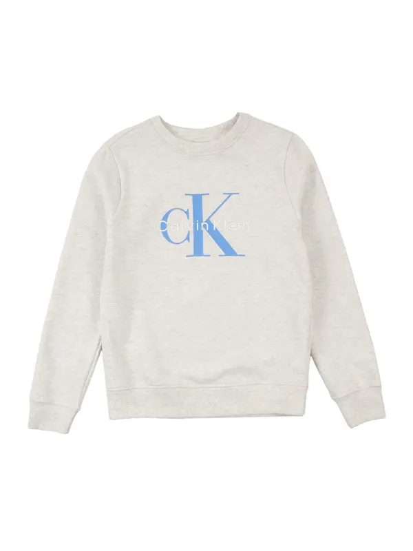 Calvin Klein Jeans Calvin Klein Jeans Sweater majica  azur / siva melange / bijela