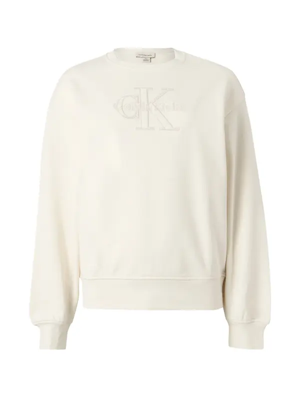 Calvin Klein Jeans Calvin Klein Jeans Sweater majica  bijela / prljavo bijela
