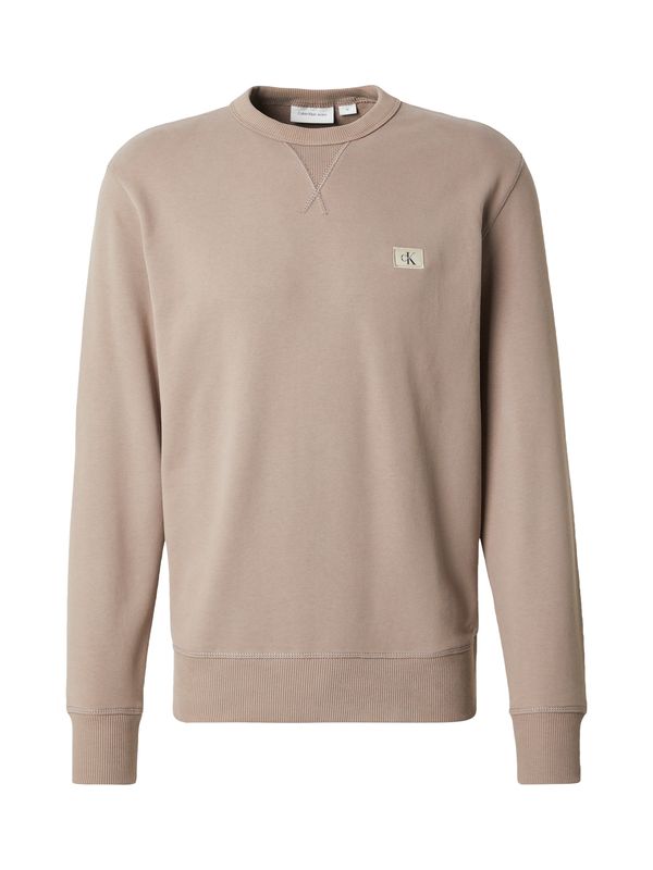 Calvin Klein Jeans Calvin Klein Jeans Sweater majica  boja pijeska / taupe siva / crna