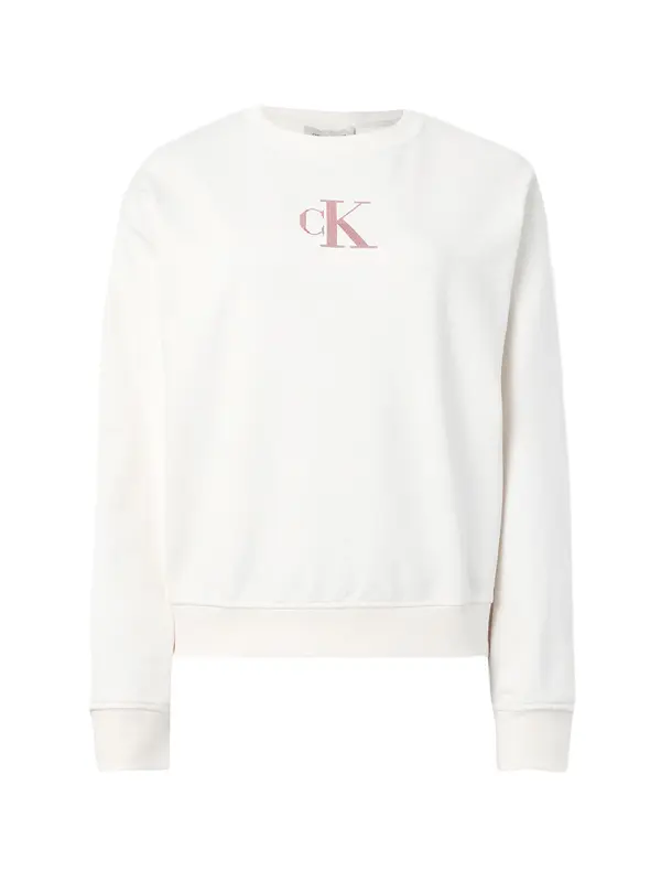 Calvin Klein Jeans Calvin Klein Jeans Sweater majica 'CLASSIC'  bež / pastelno roza