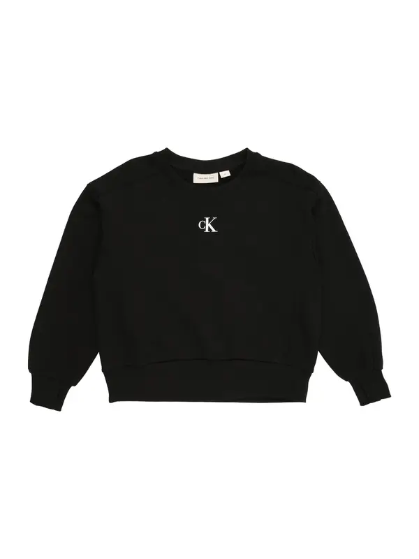 Calvin Klein Jeans Calvin Klein Jeans Sweater majica  crna / bijela