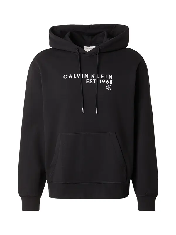 Calvin Klein Jeans Calvin Klein Jeans Sweater majica  crna / bijela