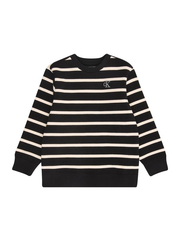 Calvin Klein Jeans Calvin Klein Jeans Sweater majica  crna / bijela