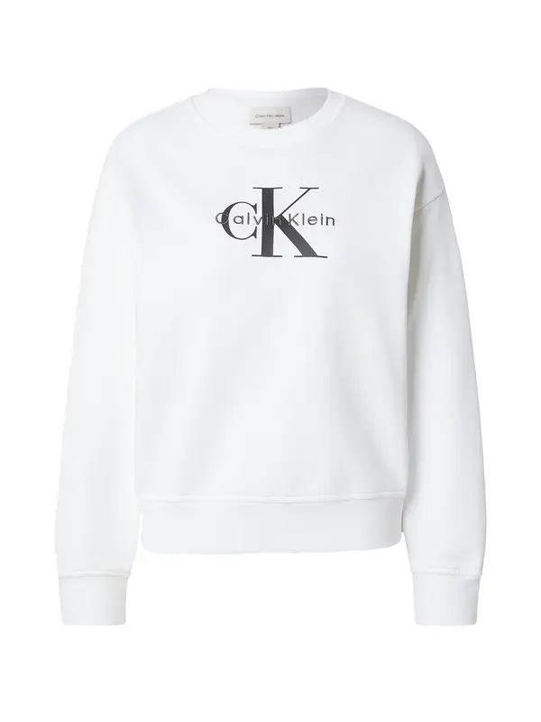 Calvin Klein Jeans Calvin Klein Jeans Sweater majica  crna / bijela