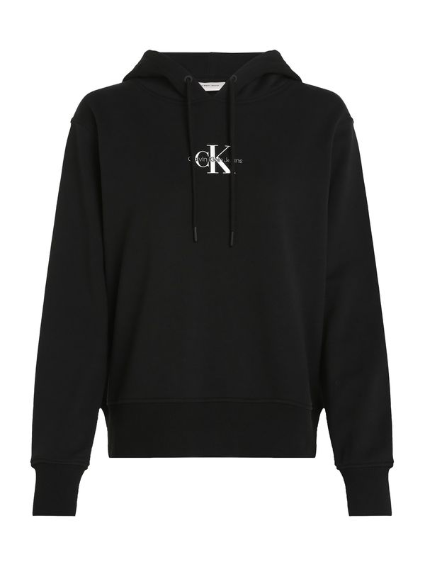 Calvin Klein Jeans Calvin Klein Jeans Sweater majica  crna / prljavo bijela