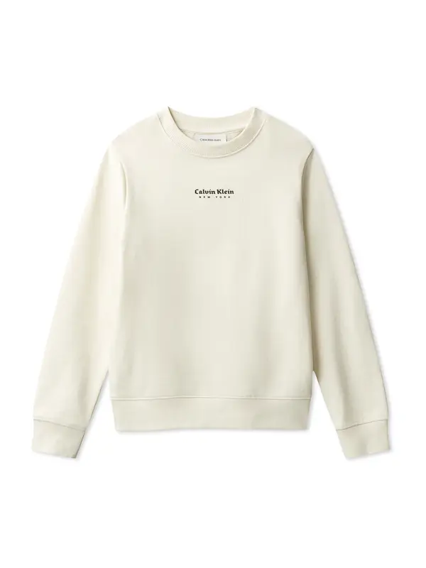 Calvin Klein Jeans Calvin Klein Jeans Sweater majica  kameno siva / crna