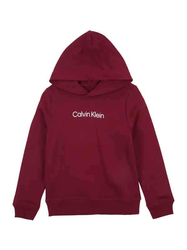 Calvin Klein Jeans Calvin Klein Jeans Sweater majica  ljubičasto crvena / bijela