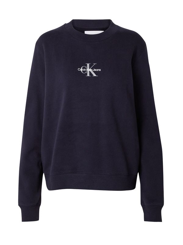 Calvin Klein Jeans Calvin Klein Jeans Sweater majica  mornarsko plava / siva / bijela