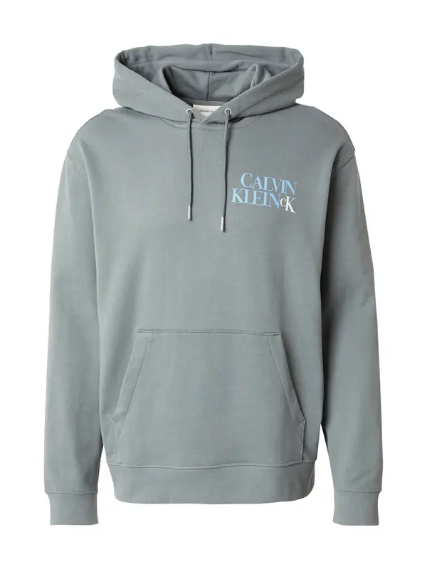 Calvin Klein Jeans Calvin Klein Jeans Sweater majica  pastelno plava / siva / bijela