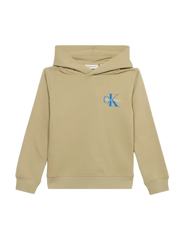 Calvin Klein Jeans Calvin Klein Jeans Sweater majica  plava / kaki / bijela