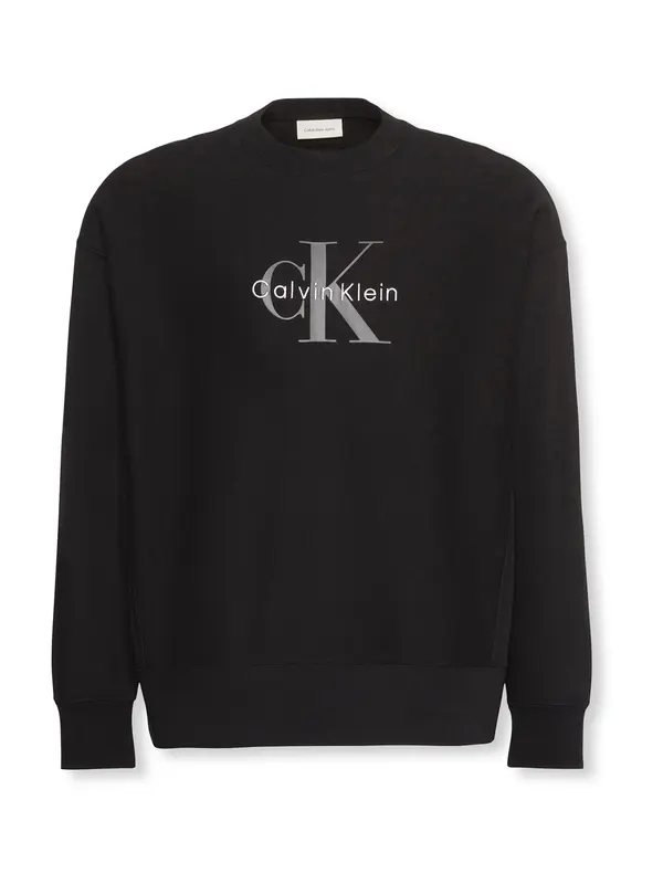 Calvin Klein Jeans Calvin Klein Jeans Sweater majica  senf / crna / bijela