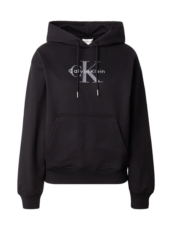 Calvin Klein Jeans Calvin Klein Jeans Sweater majica  siva / crna / bijela