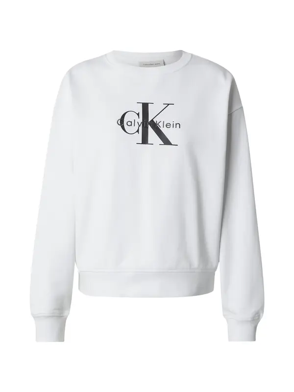 Calvin Klein Jeans Calvin Klein Jeans Sweater majica  siva / crna / bijela