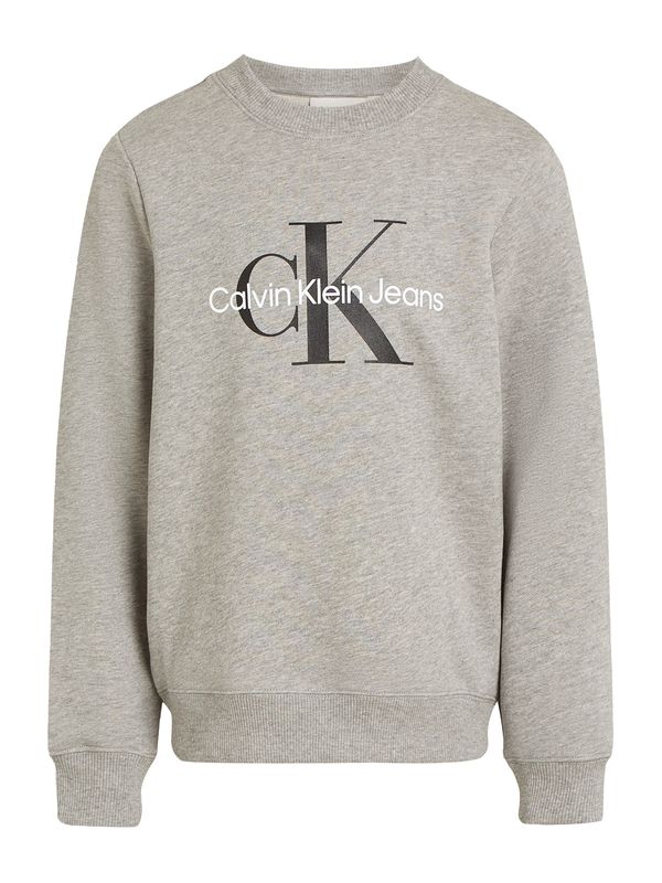 Calvin Klein Jeans Calvin Klein Jeans Sweater majica  siva / crna / prljavo bijela