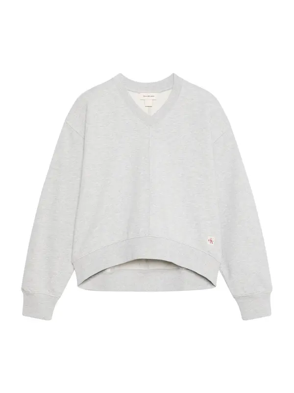 Calvin Klein Jeans Calvin Klein Jeans Sweater majica  siva melange