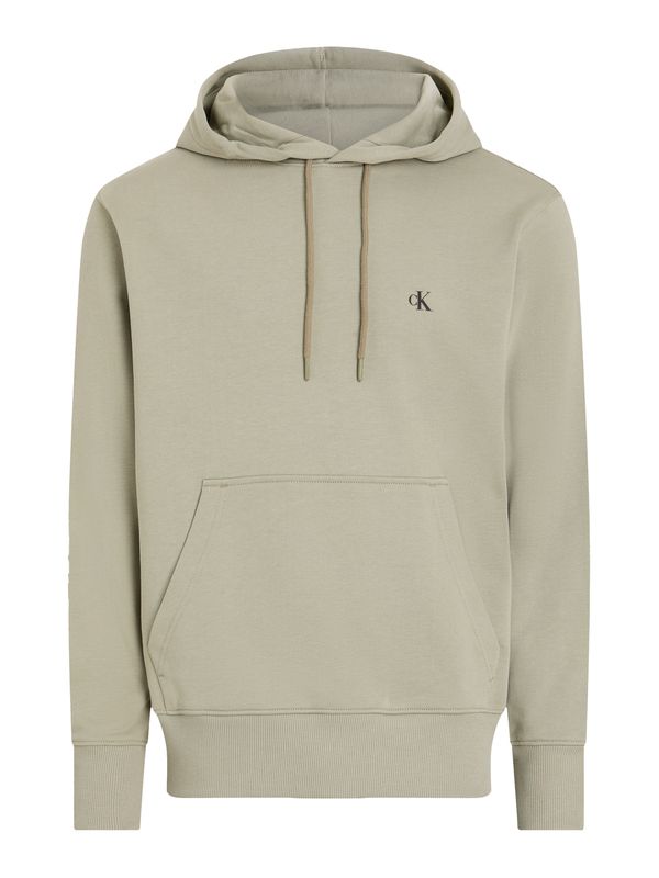 Calvin Klein Jeans Calvin Klein Jeans Sweater majica  sivkasto zelena / crna