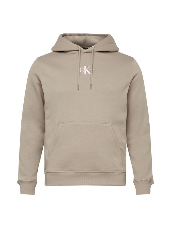 Calvin Klein Jeans Calvin Klein Jeans Sweater majica  svijetlobež / bijela