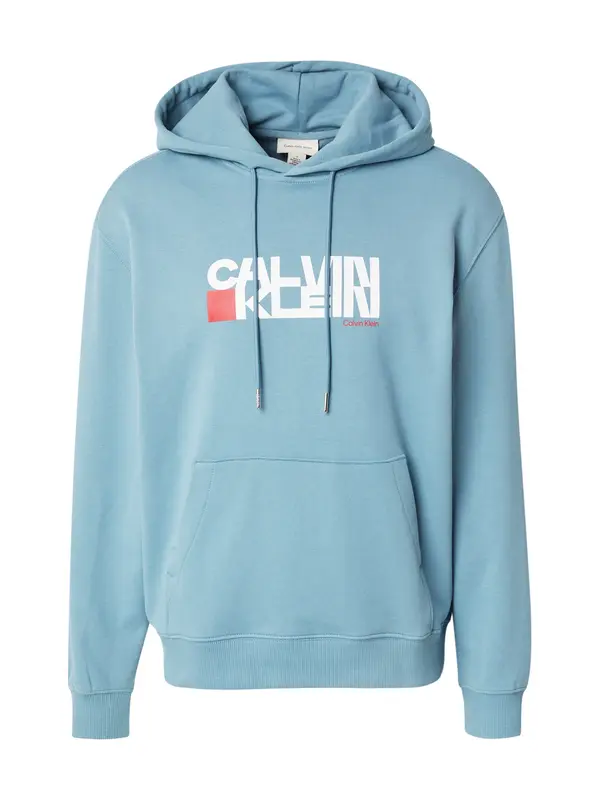 Calvin Klein Jeans Calvin Klein Jeans Sweater majica  svijetloplava / crvena / bijela