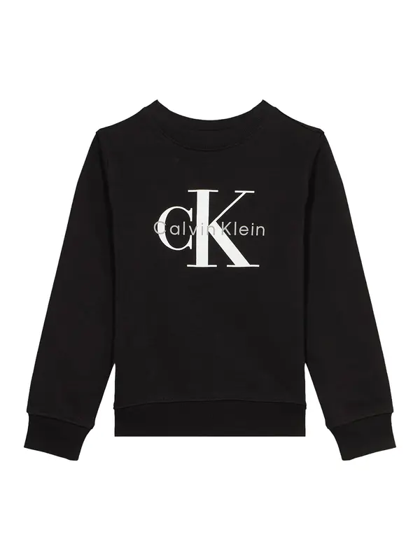 Calvin Klein Jeans Calvin Klein Jeans Sweater majica  svijetlosiva / crna / bijela
