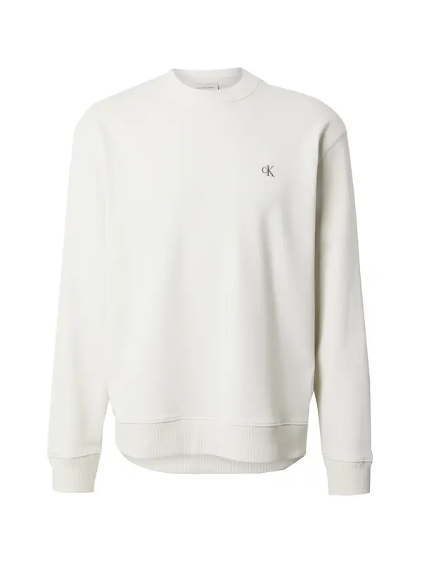 Calvin Klein Jeans Calvin Klein Jeans Sweater majica  svijetlosmeđa / bijela