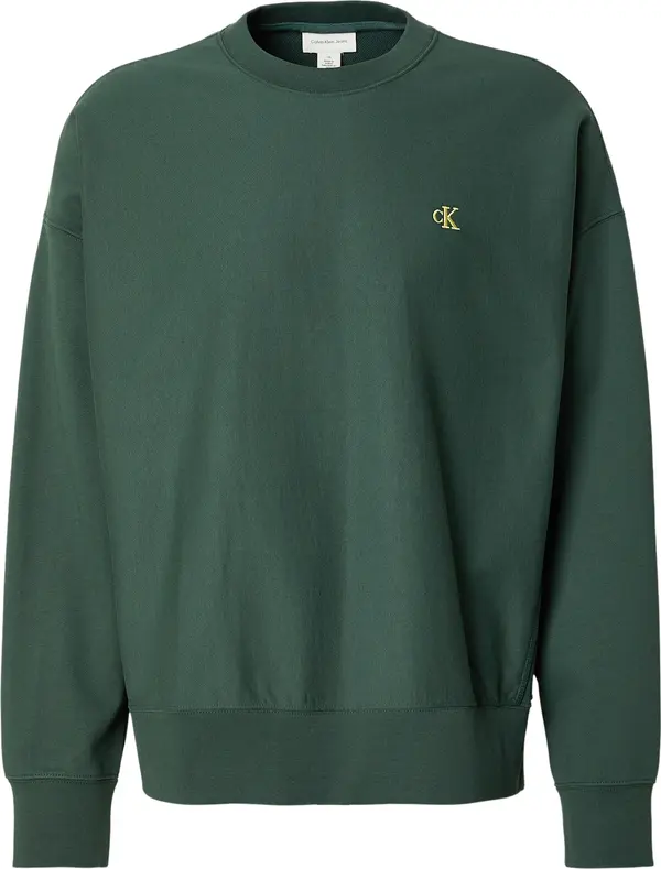 Calvin Klein Jeans Calvin Klein Jeans Sweater majica  tamno zelena